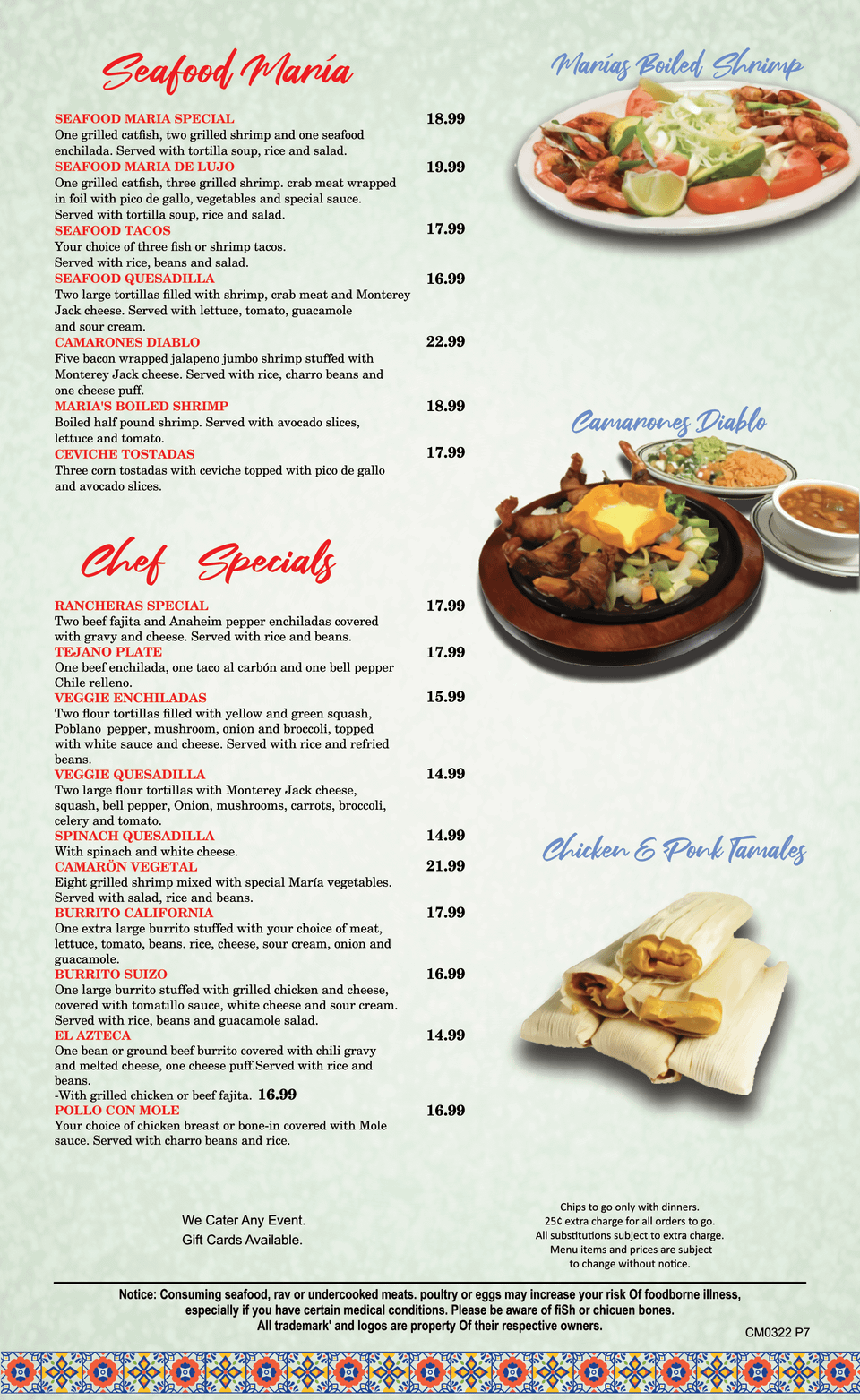 Menu oficio   casa maria restaurant 7