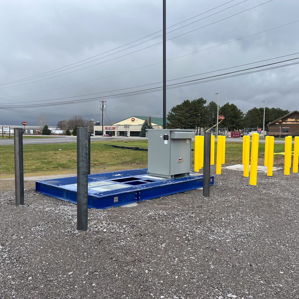 Spade utility pad installation 20