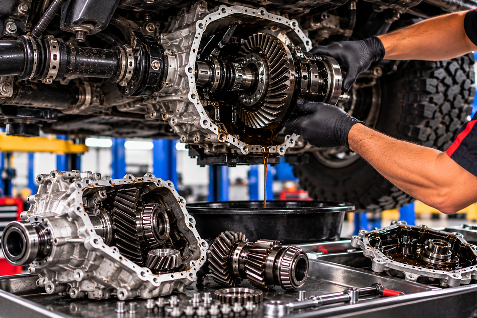 Differentialtransfer case service