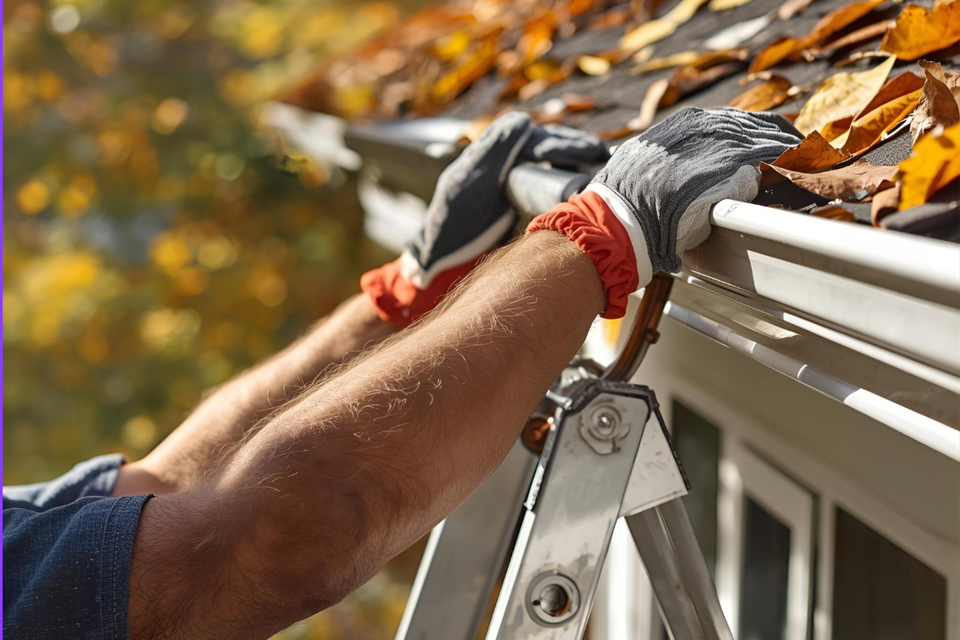 Cleaning gutters
