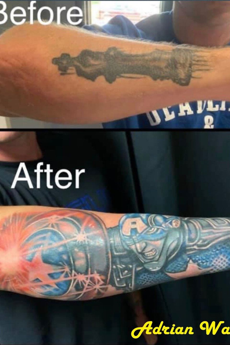 Adrian captain america coverup