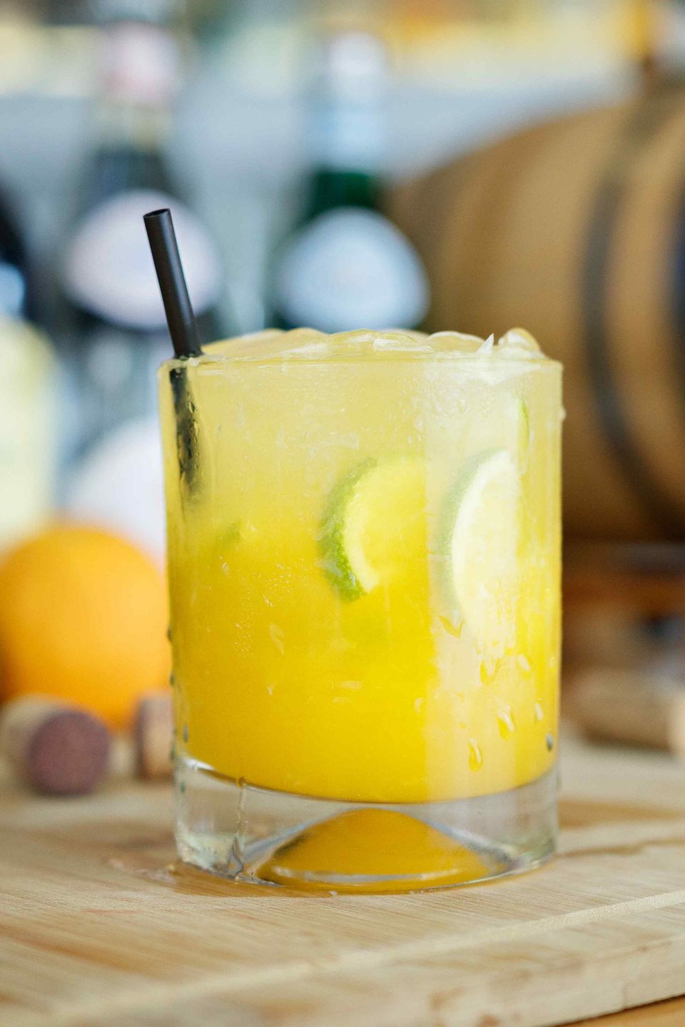 Passion fruit caipirinha