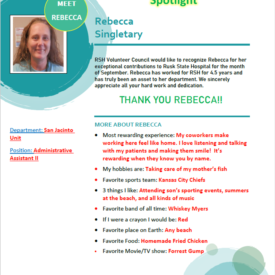 Vc rebecca singletary