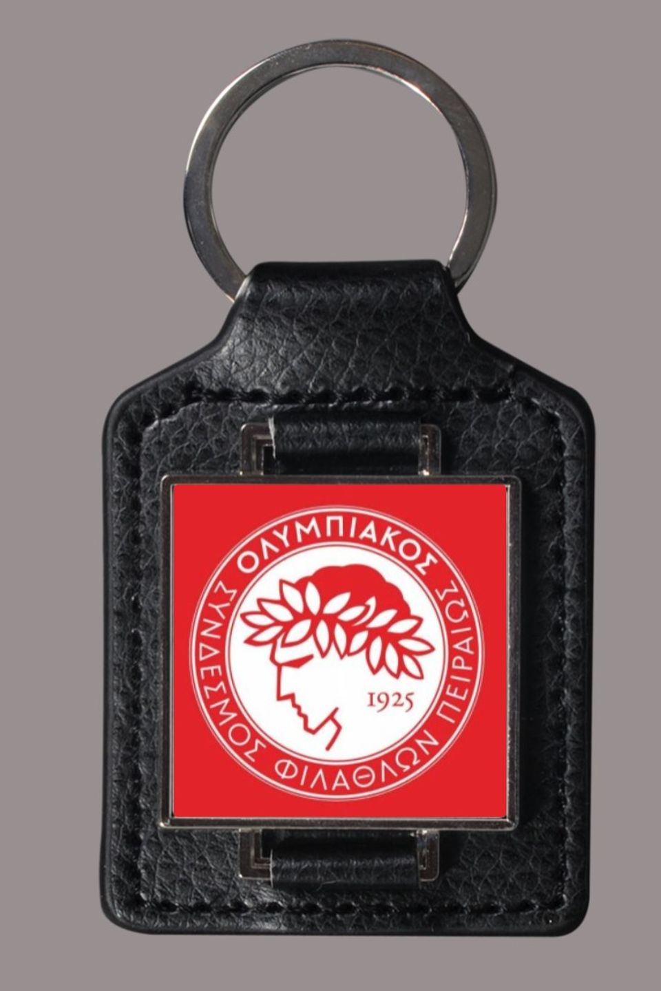 Olympiakos key chain leather
