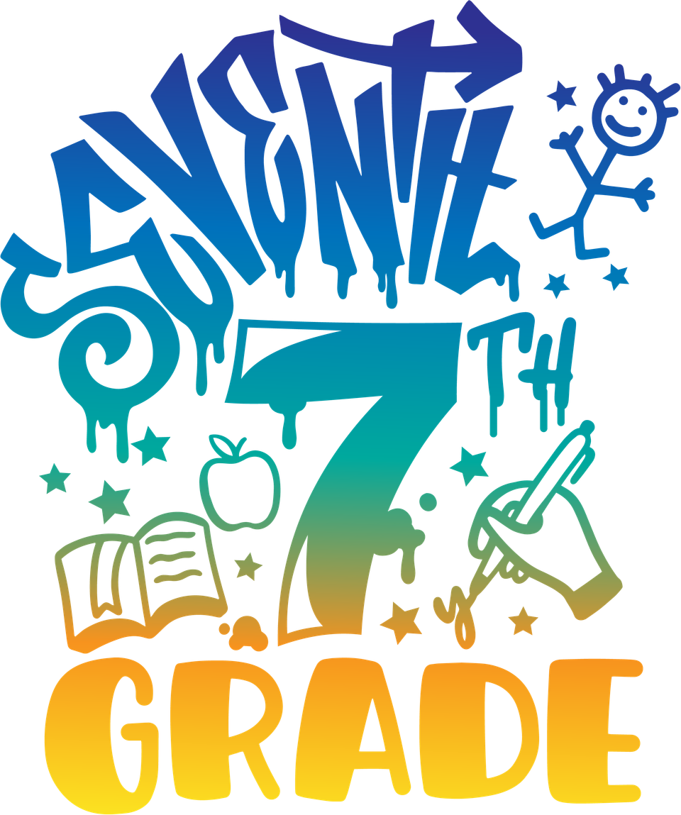 School   7th grade boy color