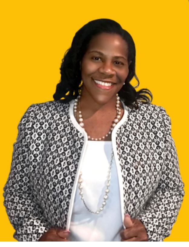 Picture of terry with yellow background
