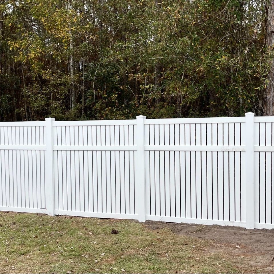 Space coast fence nice white