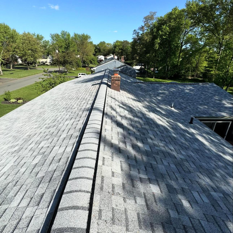 roof with chimney