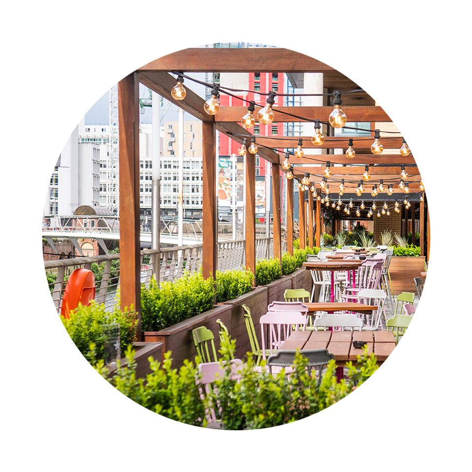 Icons restaurant eco