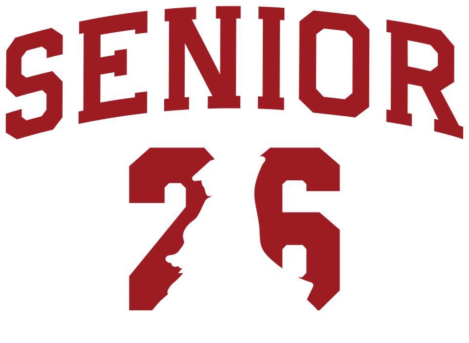 School   senior 26 jump white