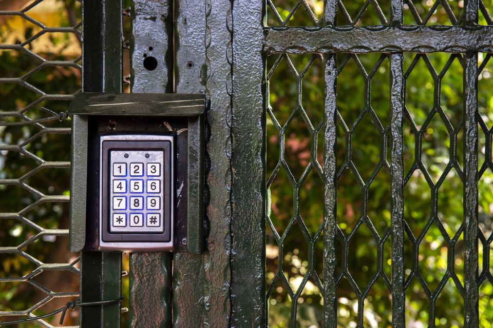 Commercial gate keypad