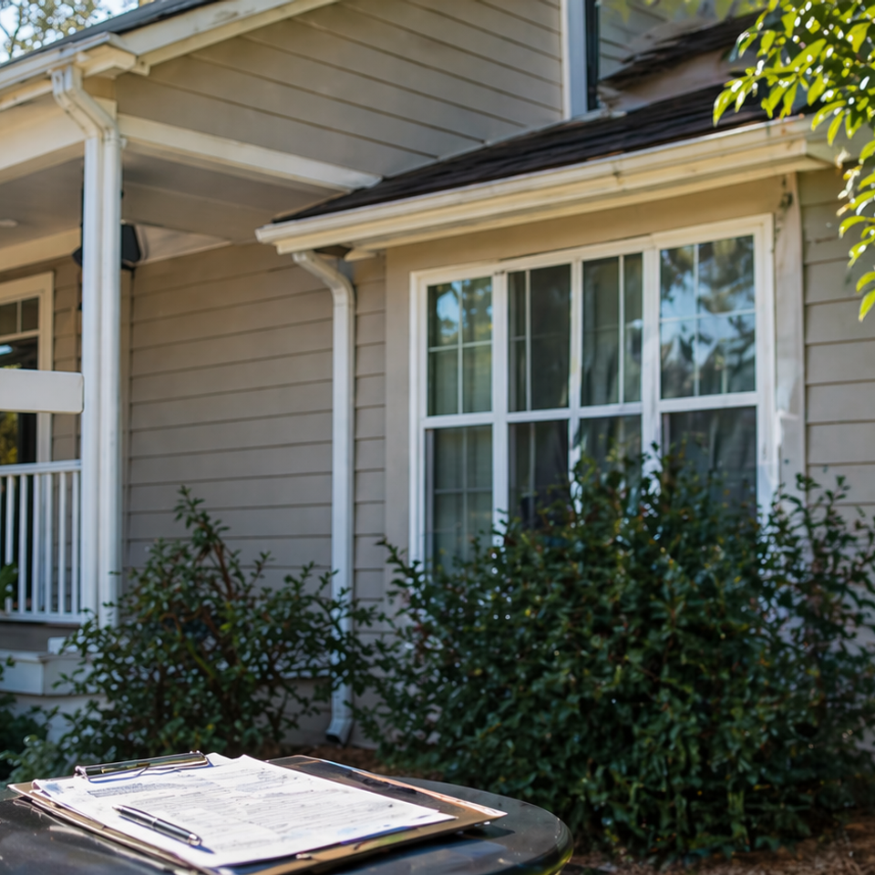 WDO and escrow report paperwork for Carmichael home inspection