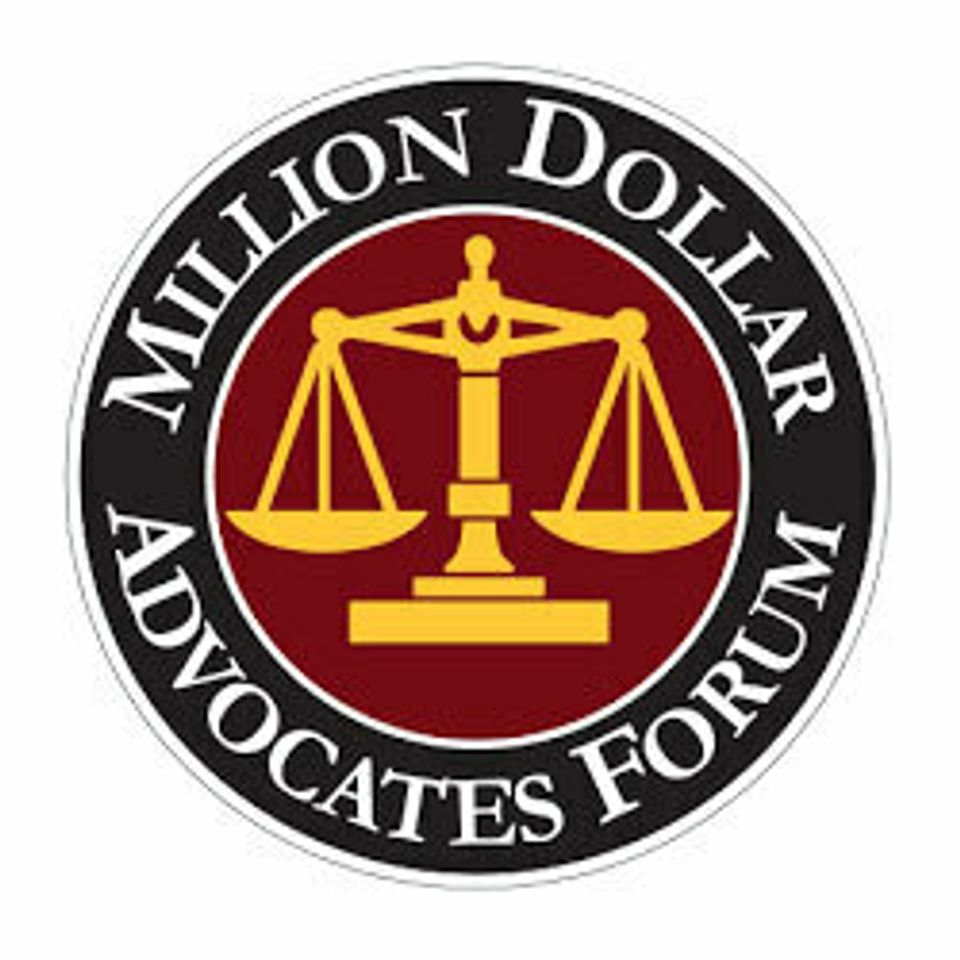Million dollar advocates forum logo
