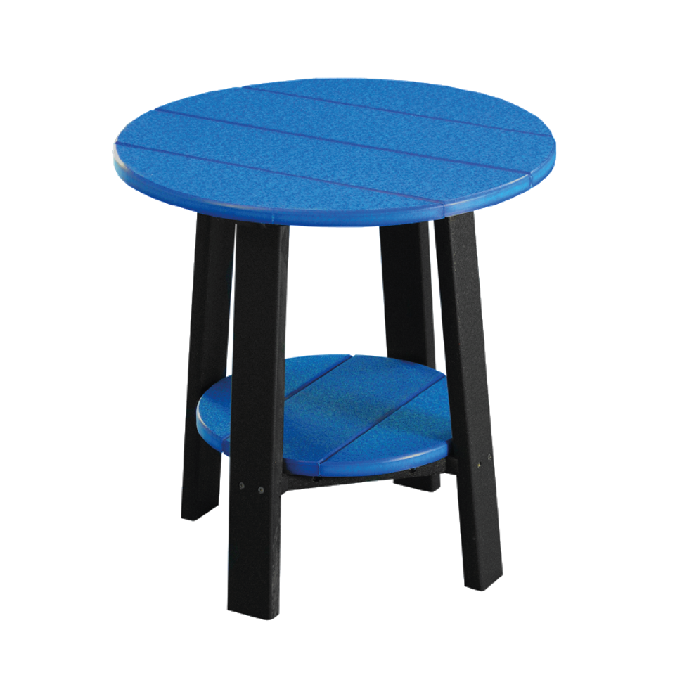 Hlf end table blue