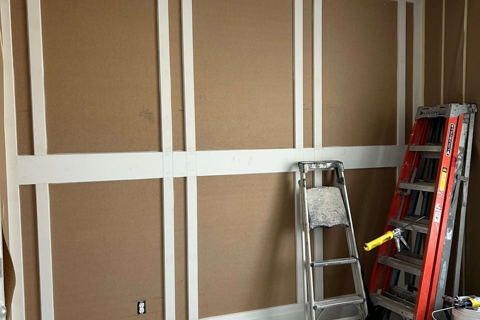 Wall paneling install 4