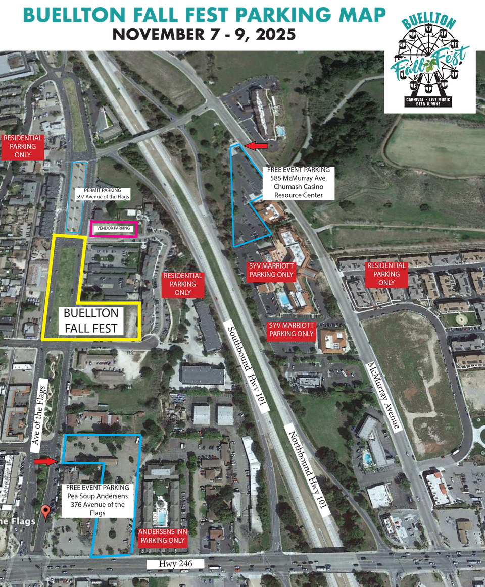 Buellton fall fest parking options 2025