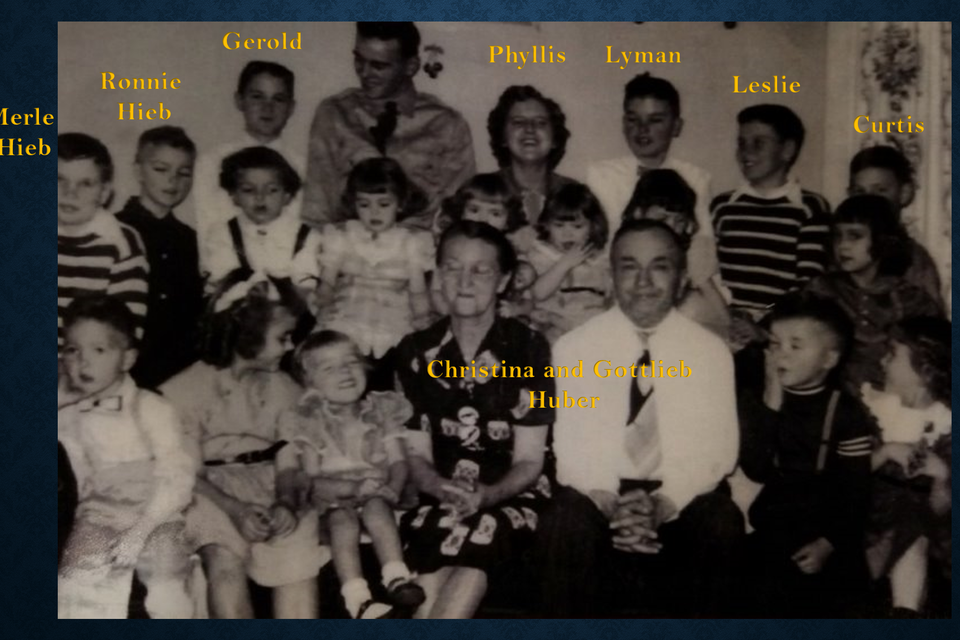 Christina n gottlieb huber family