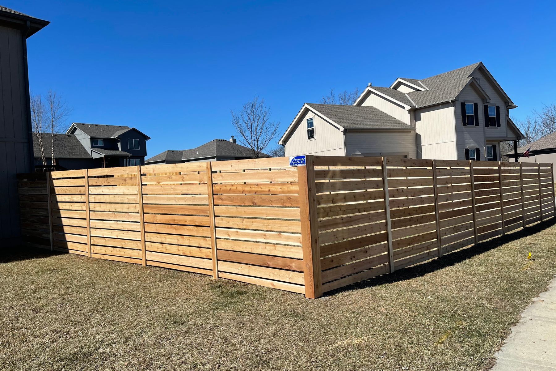Horizontal Wood Premier Fence