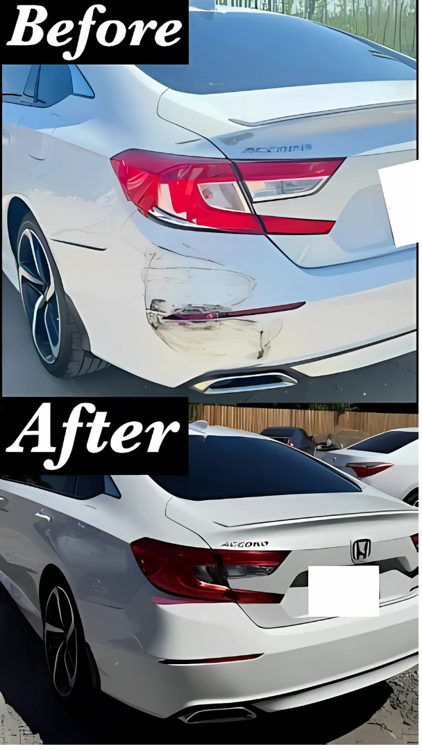 Ramirez auto collision before and after