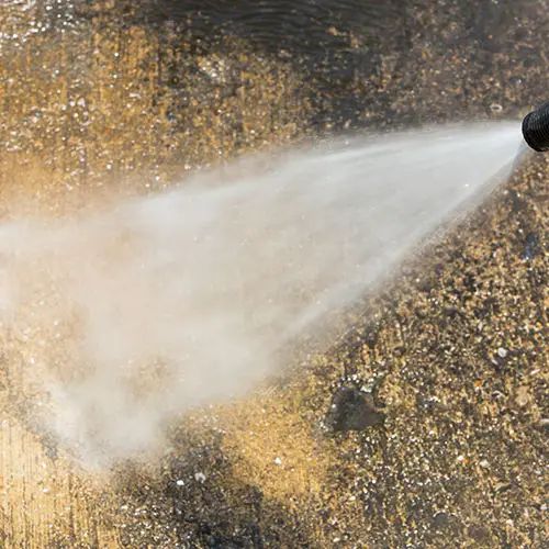 Driveway washing