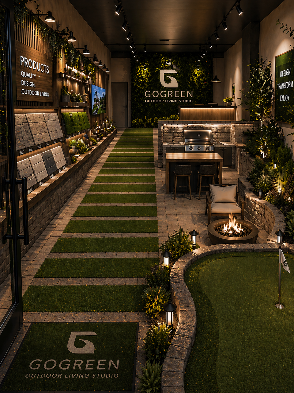GOGREEN Outdoor Living Studio Showroom