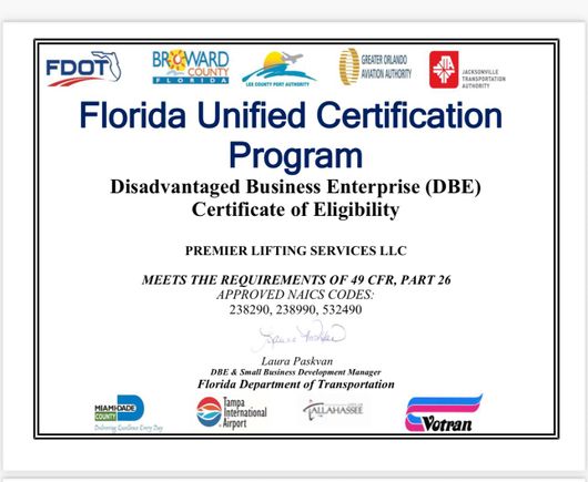 Premier lifting license 1