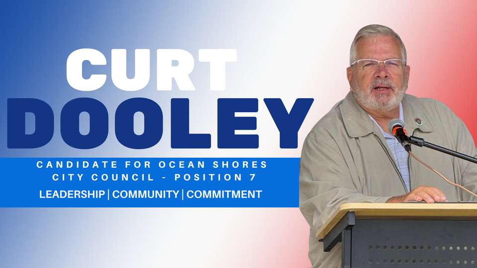 For ocean shores city council “i believe in standing up for the people of ocean shores and being a voice for all residents  not just a select few.” (5)