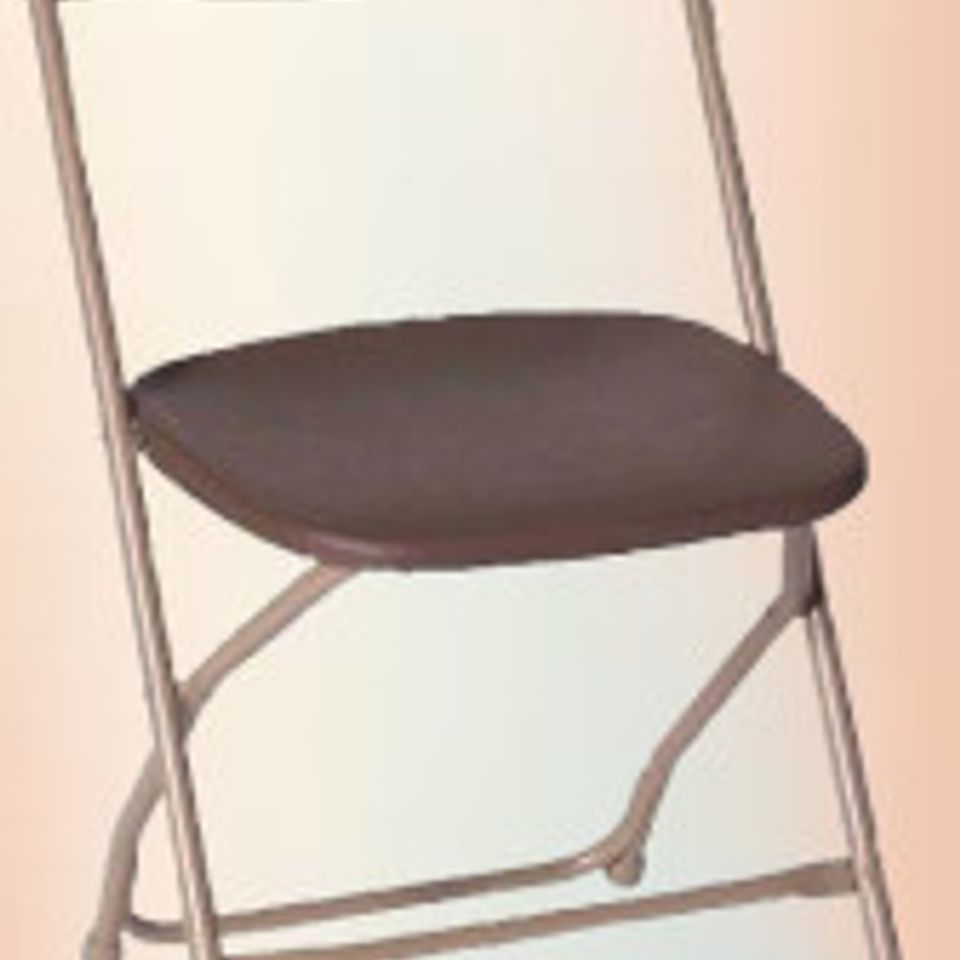 Brown contour chair