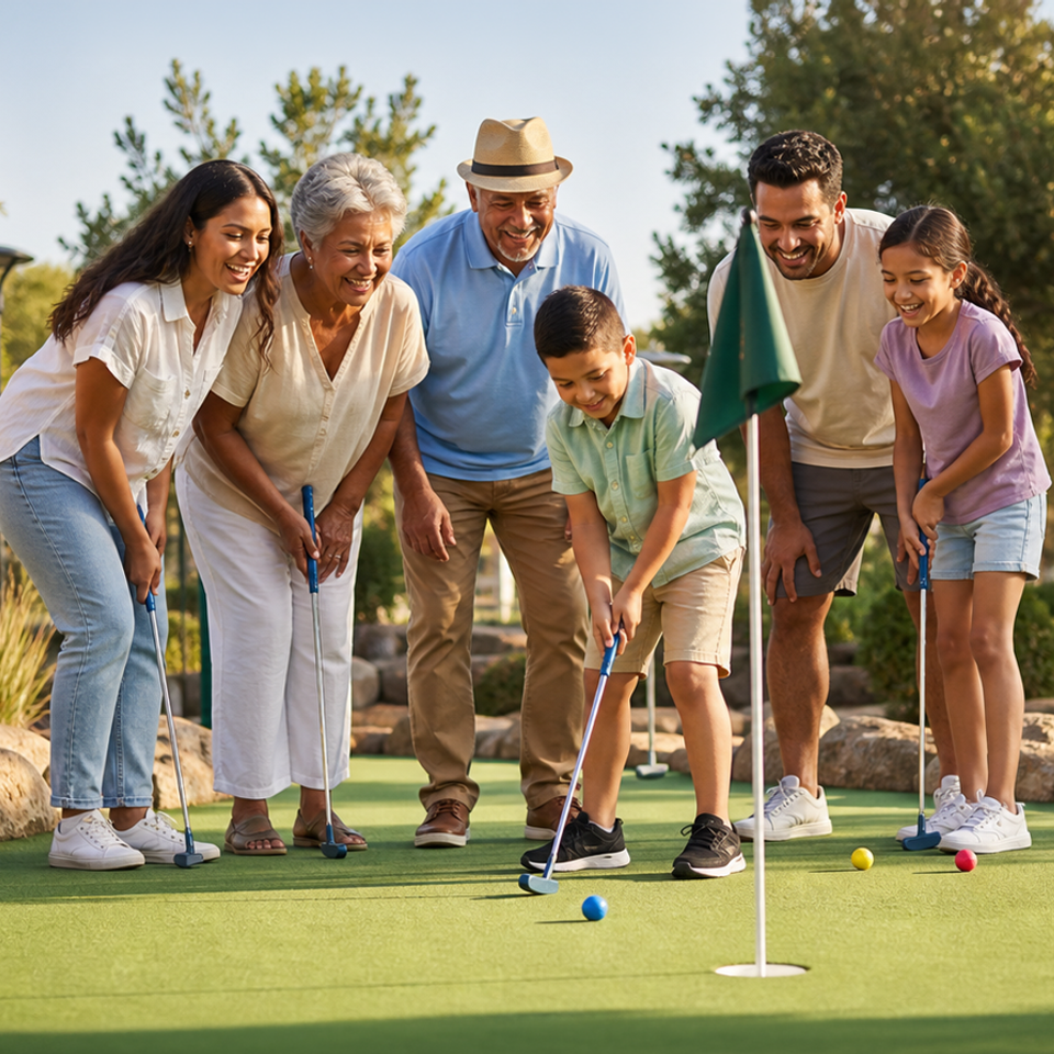Mini Golf Family Fun