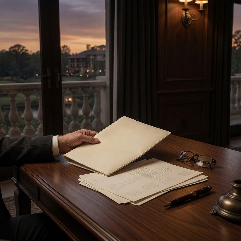 Timeshare ownership documents under private review