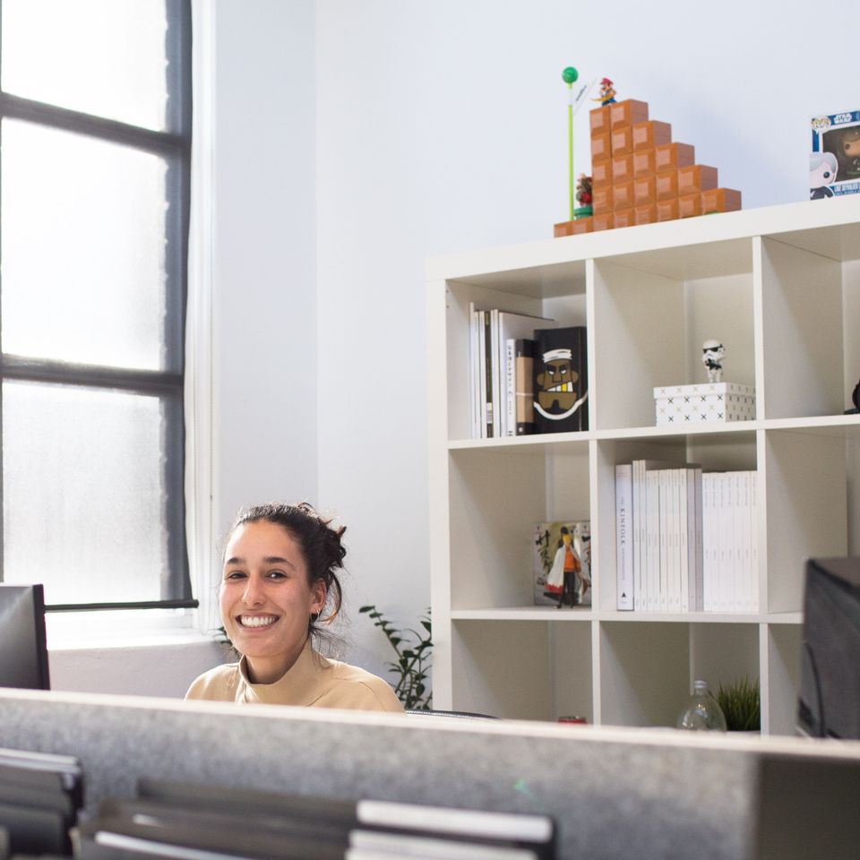 Female receptionist