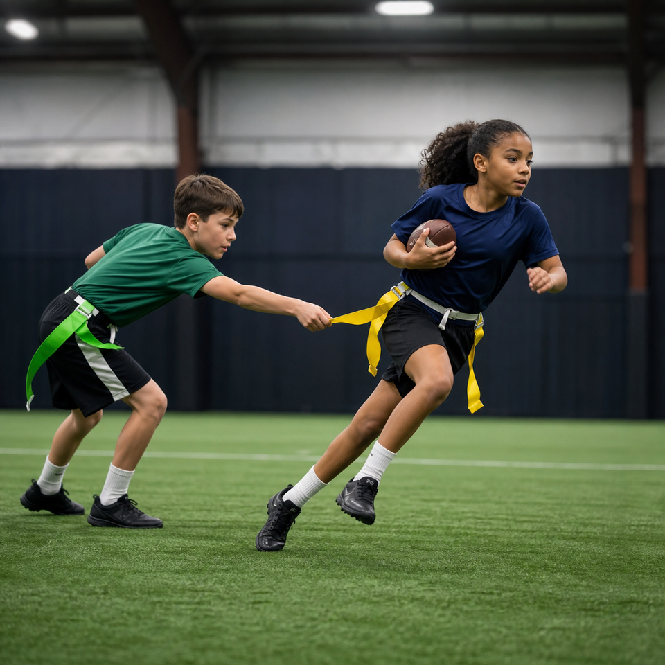 Sports flag football square