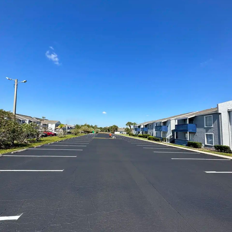 Palm bay asphalt striping 110