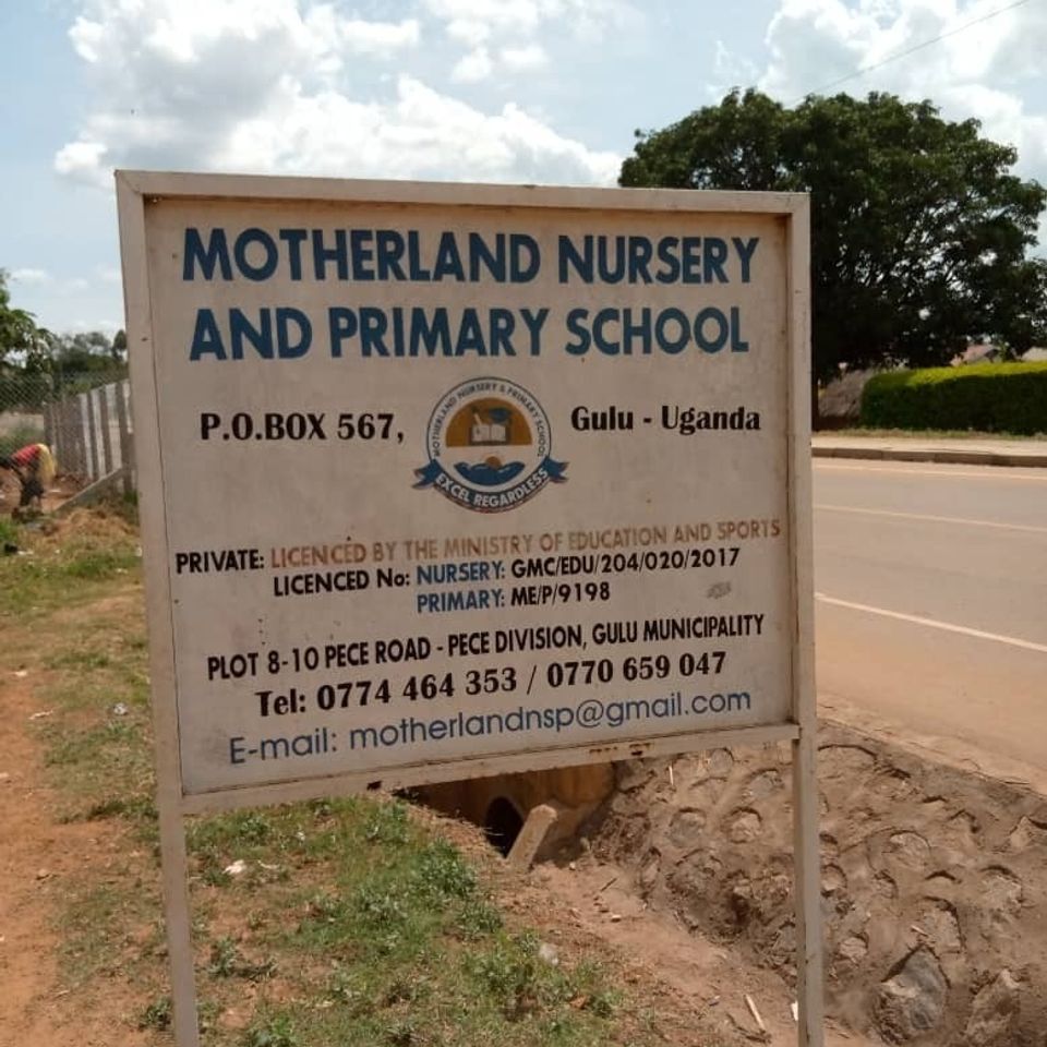 Motherland school sign