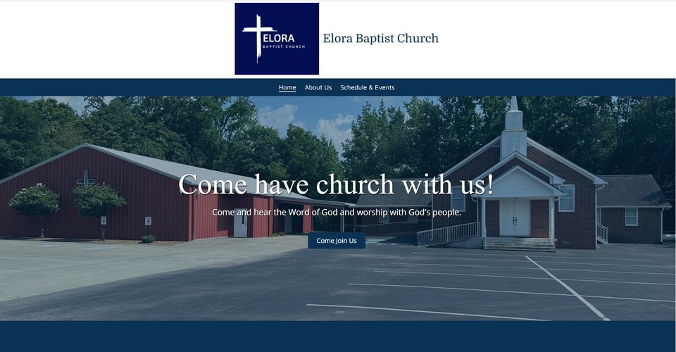 Screenshot 22 10 2026 115347 elorabaptistchurch.freedomwebsolutions.multisiteadmin.com