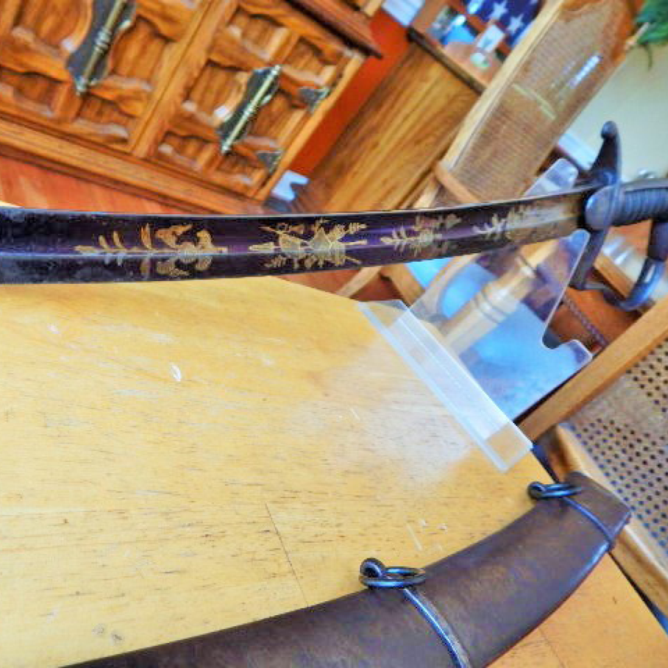 Rare mock horsehead pommel dragoon officer's sword files2020170913 27661 19vjywd