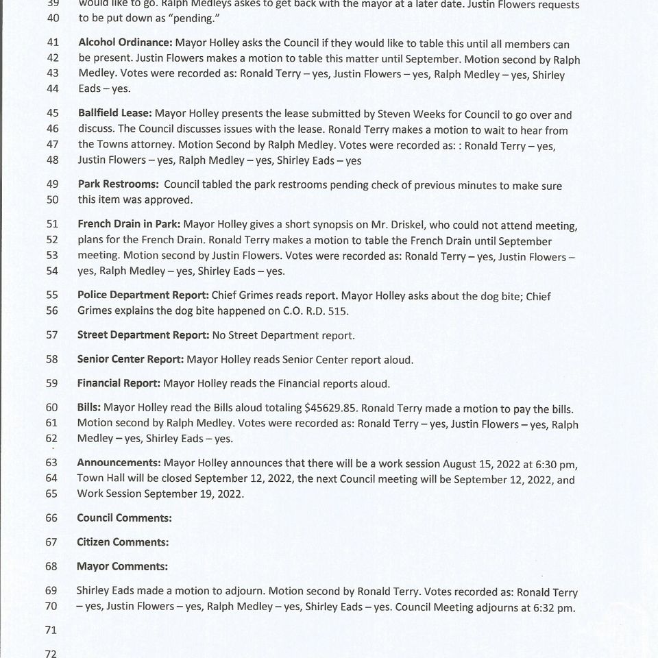 August 15  2022 council meeting page 2
