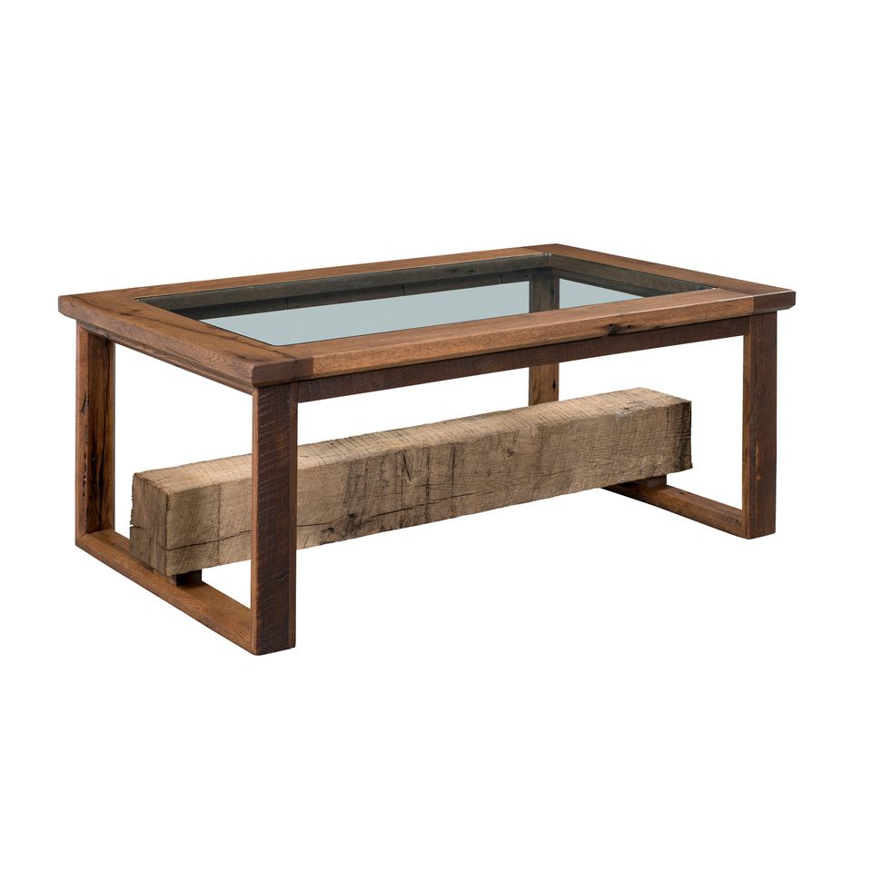 Ubw 1869 coffee table with glass top
