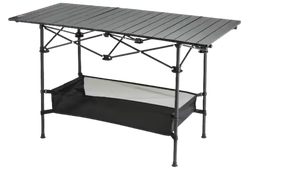 Folding camping tables