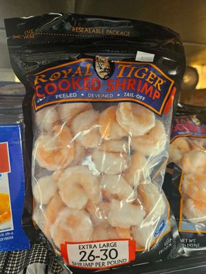 Shrimp xl cooked deveined tail off