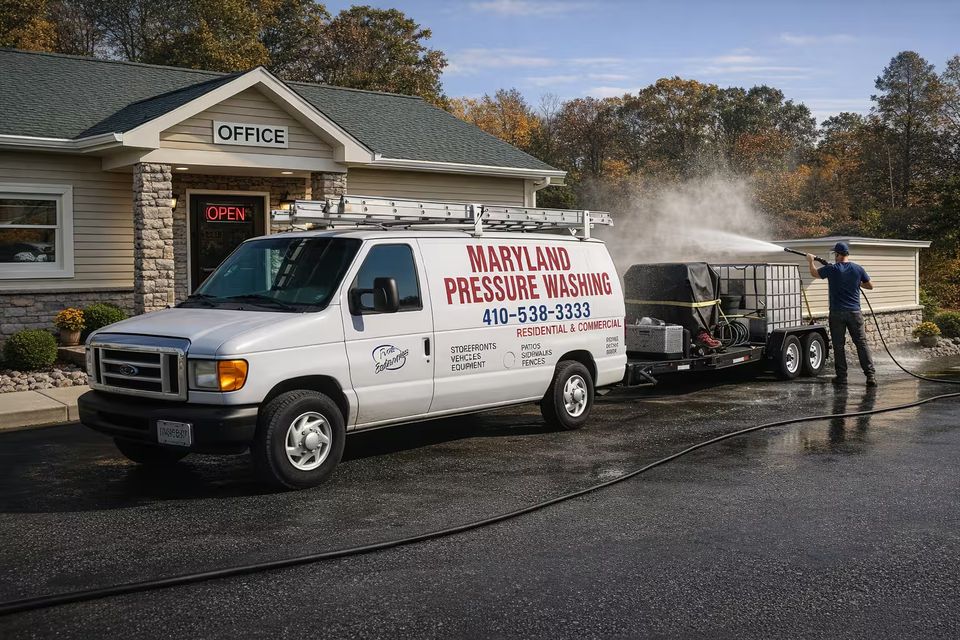 commercial pressure washing service