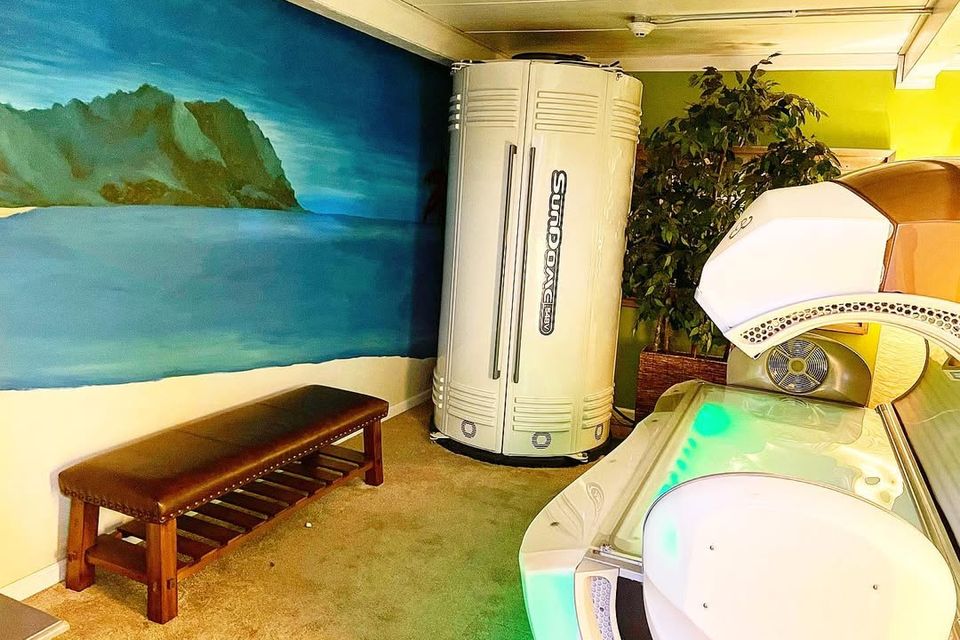 The tanning room at Maximus Gym in Riverhead