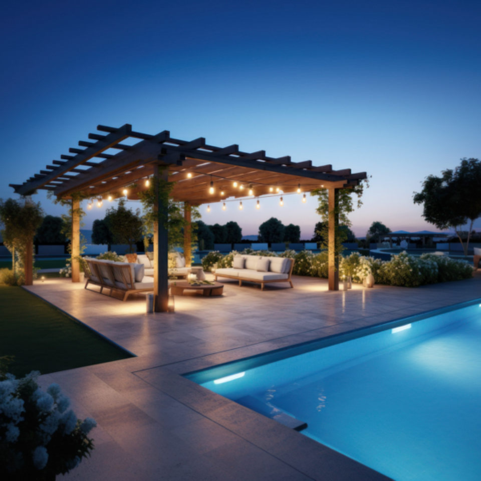 Luxe outdoor living cincinnati pools pergolas 14