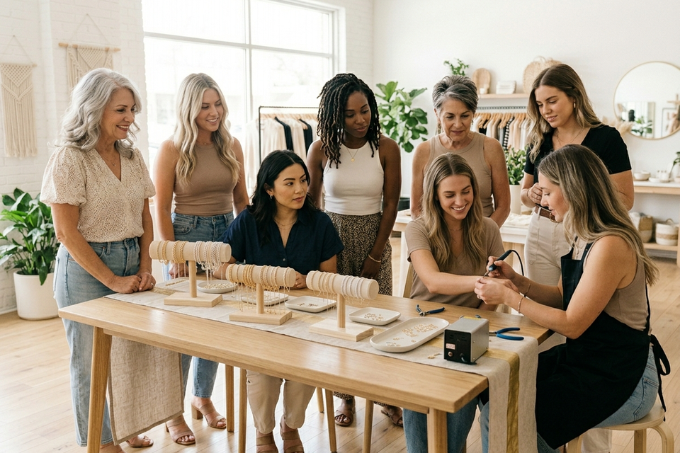 Permanent Jewelry Pop Up Events