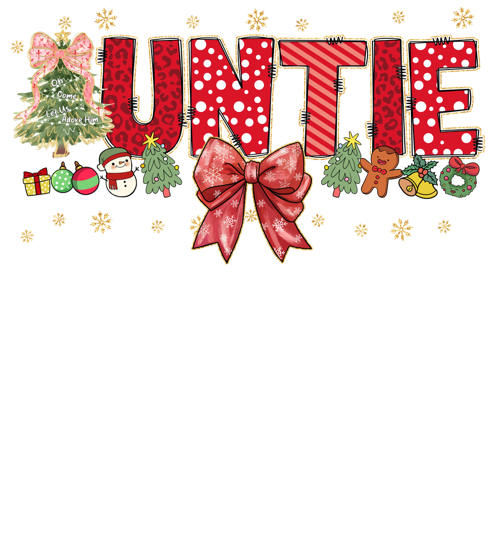 Seasons   christmas family bow auntie