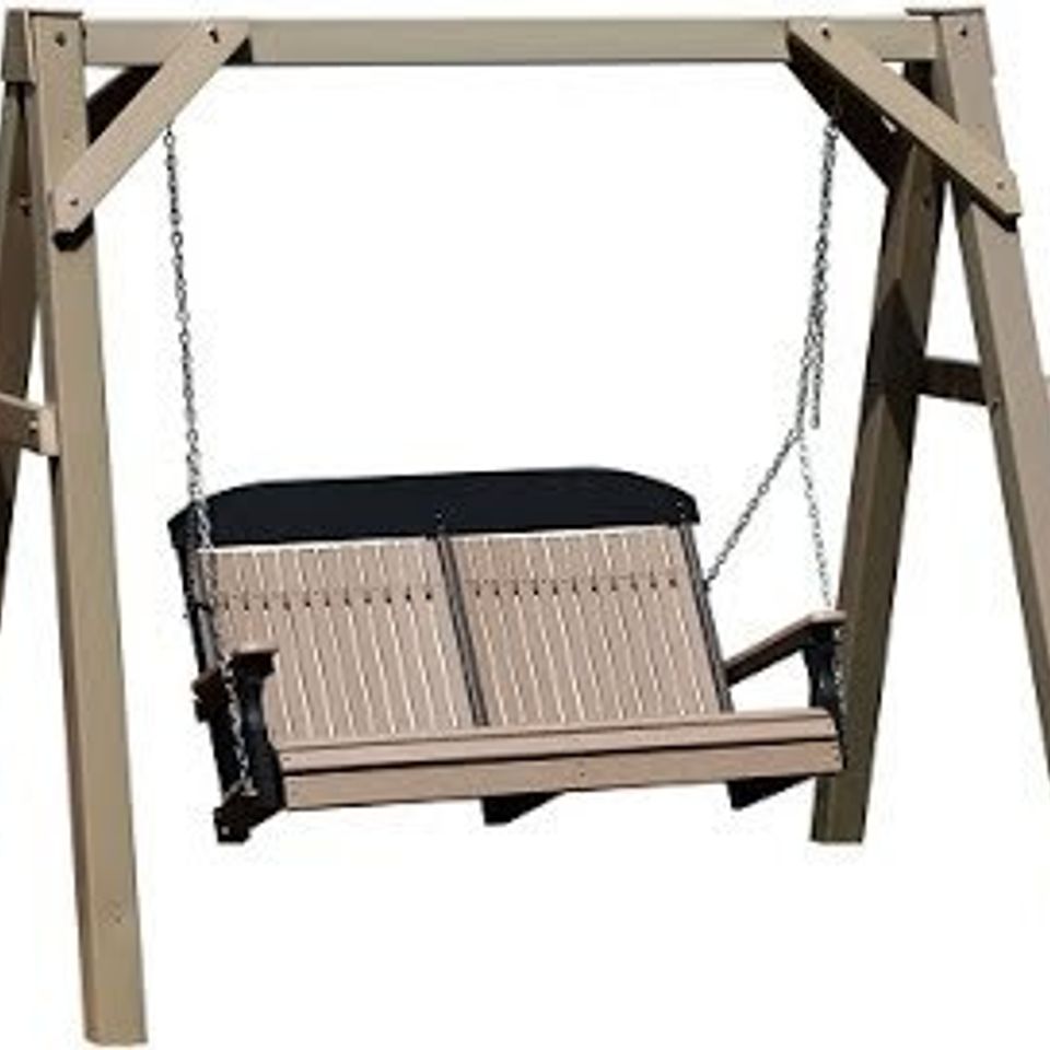Sunrise poly lawn   hardwood furniture   paden  oklahoma   luxcraft benches   arbors   a frame vinyl clay20180516 10698 camyyb