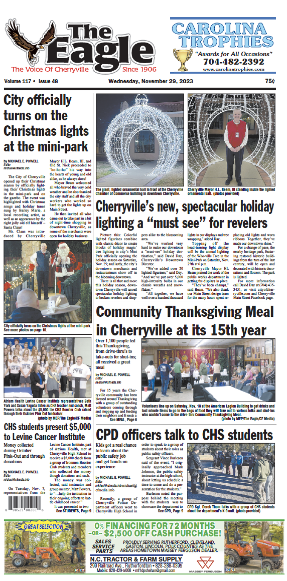 Cherryvilleeagle11 30 23
