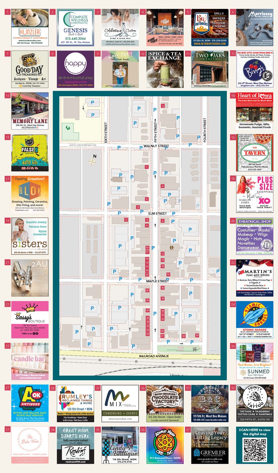 Valley junction map 20262