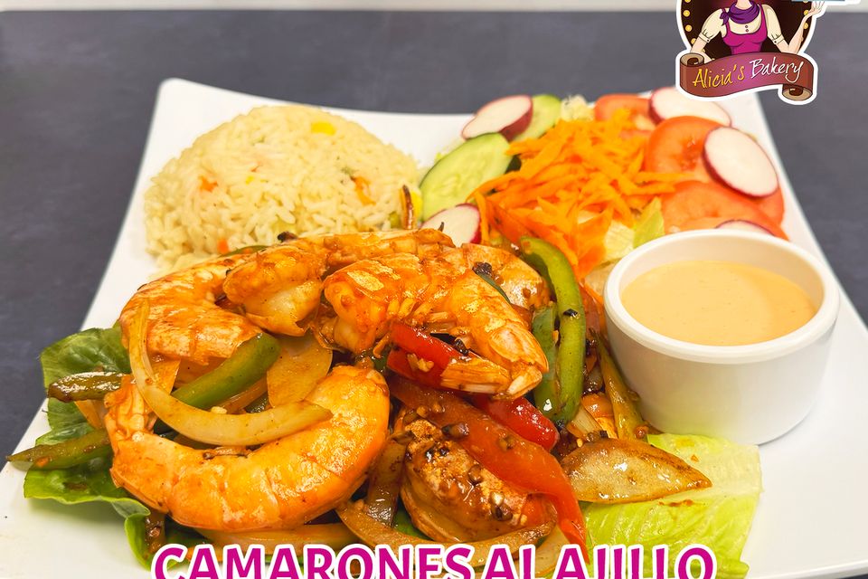 Alicias bakery katy camarones al ajillo menu