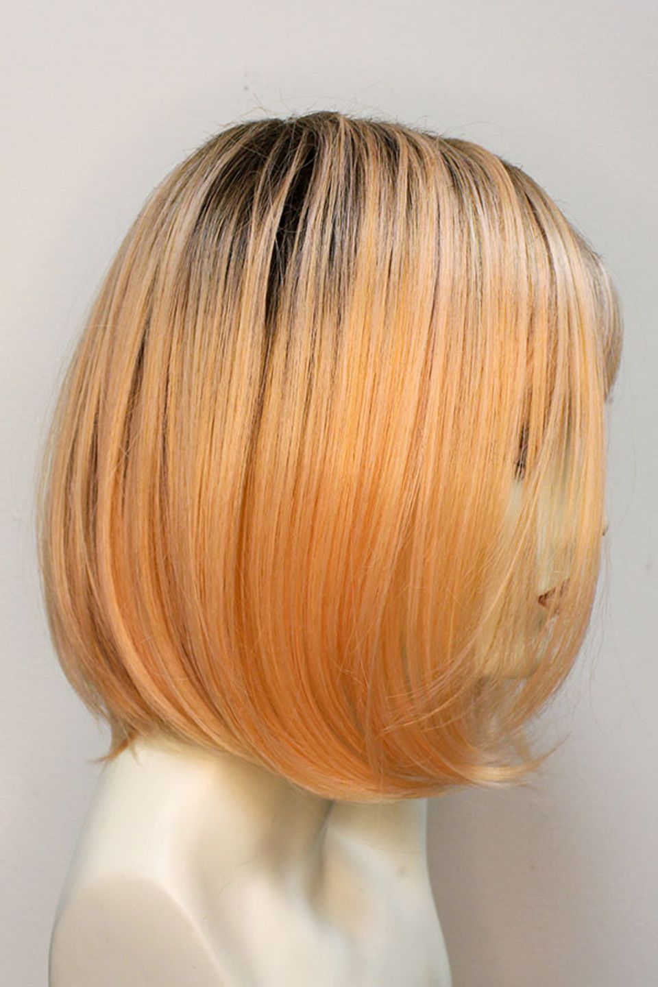 Short orange   pink bob 2